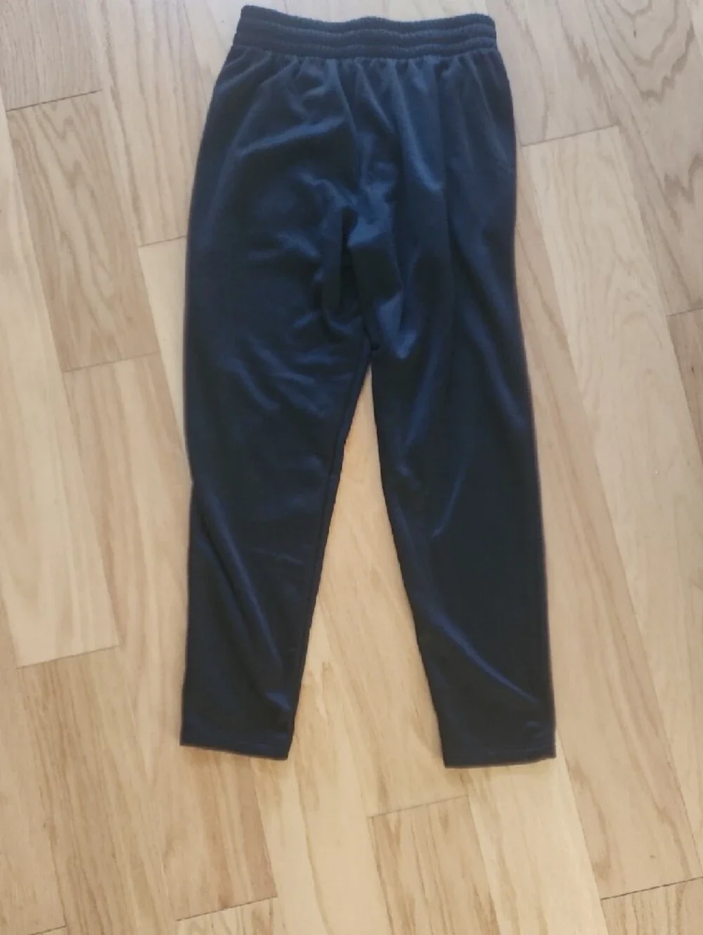 Under Armour Kids Black Jogger Sweatpants with White Logo Medium